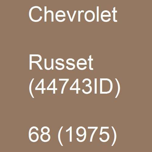 Chevrolet, Russet (44743ID), 68 (1975).